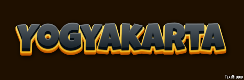 Yogyakarta Efekt tekstowy