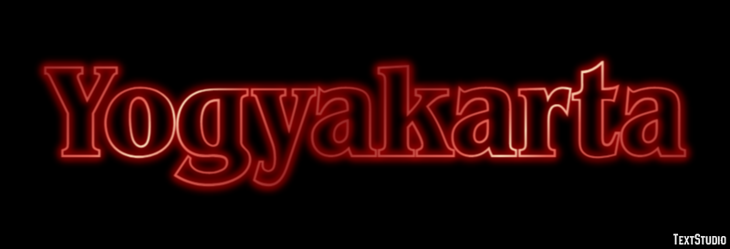 Yogyakarta Efekt tekstowy