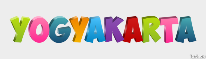 Yogyakarta Efekt tekstowy
