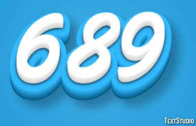 689 Text Effect