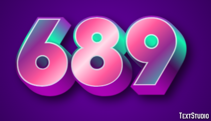 689 Text Effect