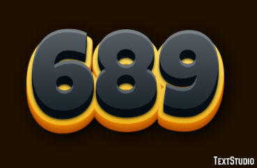 689 Text Effect