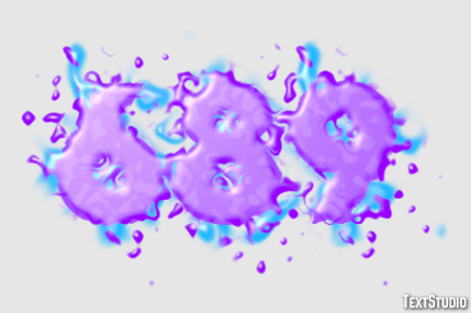 689 Texteffekt