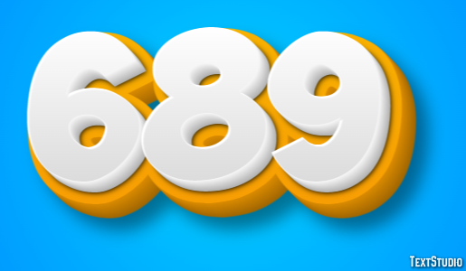 689 Text Effect
