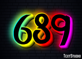 689 Text Effect