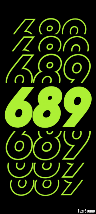 689 Texteffekt