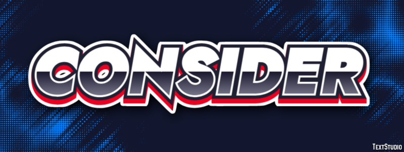 Consider Text Effect