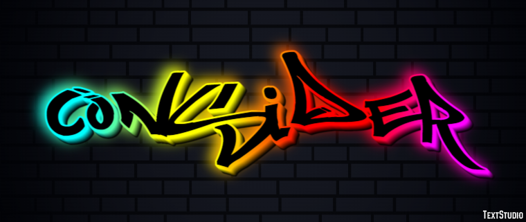 Consider Text Effect