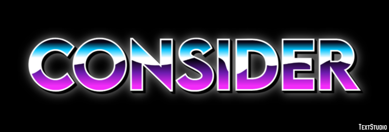 Consider Text Effect