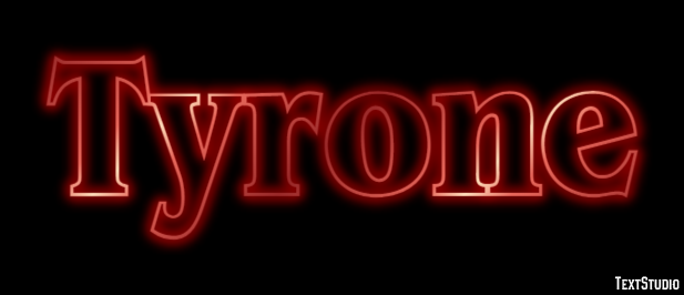 Tyrone Text Effect
