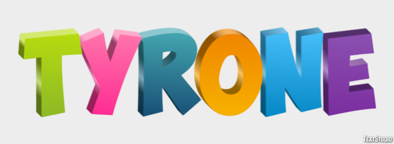 Tyrone Text Effect