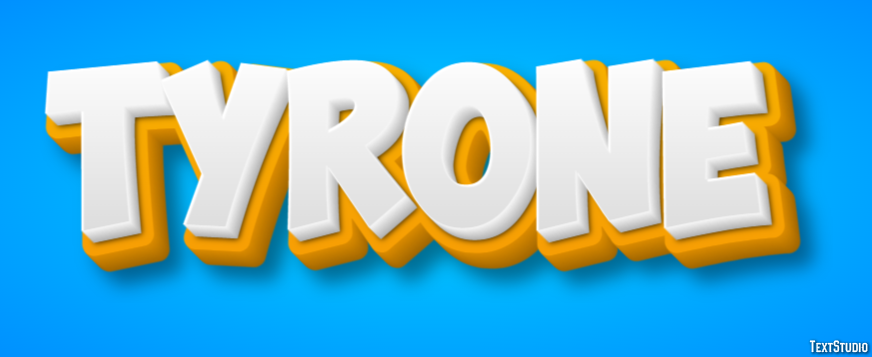 Tyrone Efecto de texto