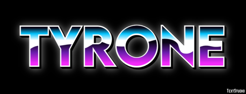 Tyrone Text Effect