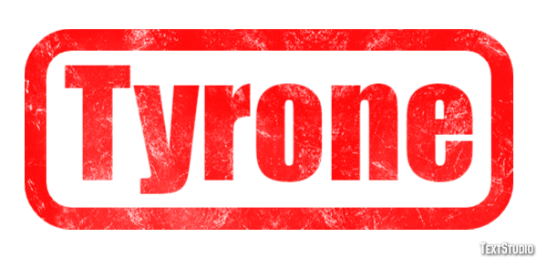 Tyrone Text Effect
