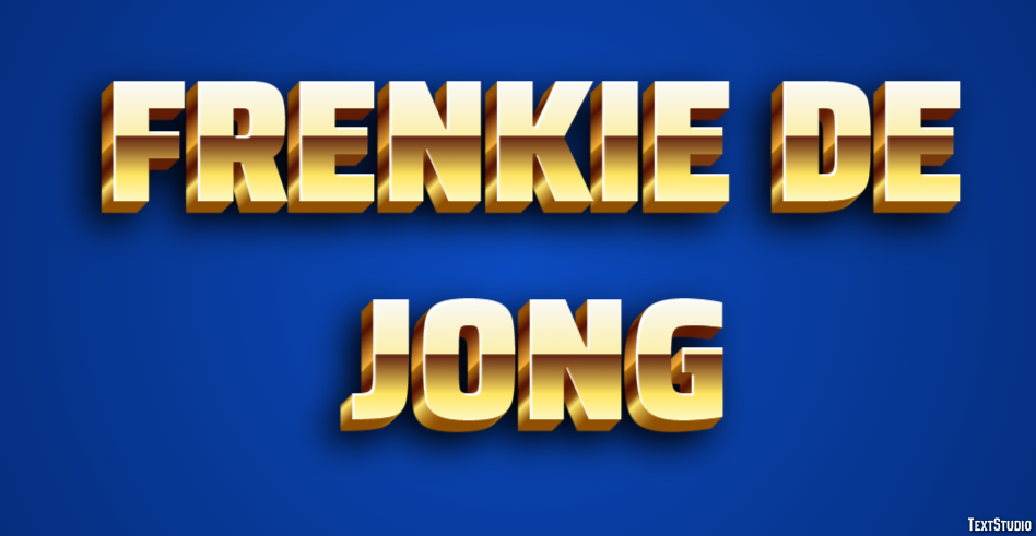 Frenkie de Jong Efekt tekstowy