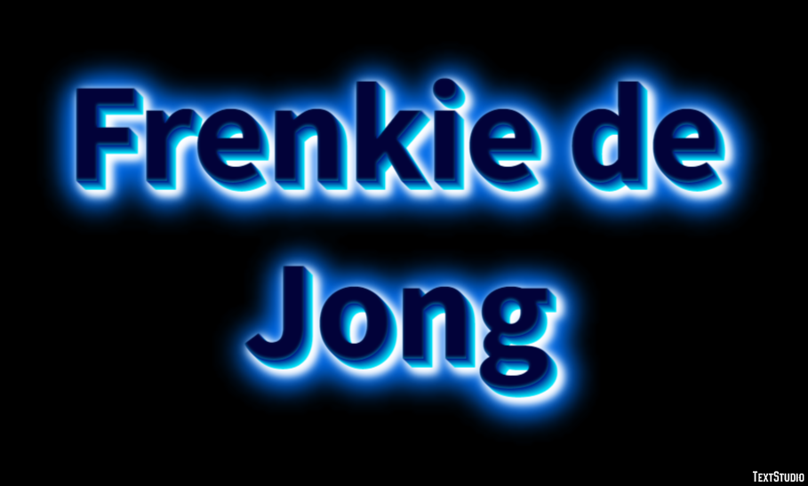 Frenkie de Jong Efekt tekstowy