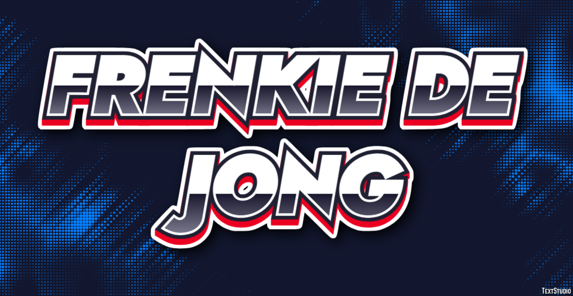 Frenkie de Jong Text effect