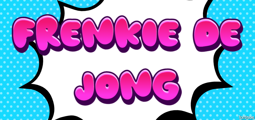 Frenkie de Jong Text effect