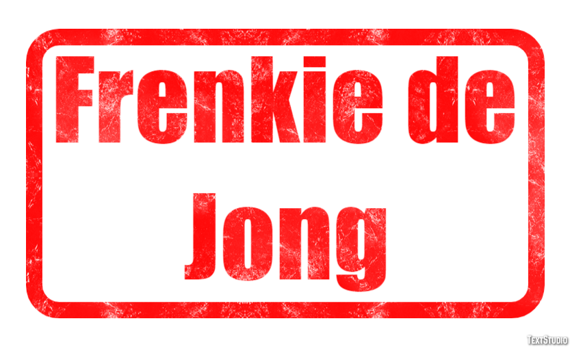 Frenkie de Jong Efekt tekstowy