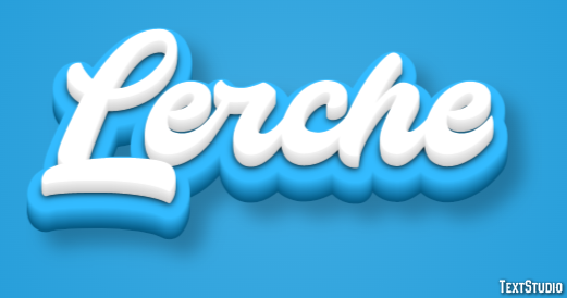 Lerche Texteffekt
