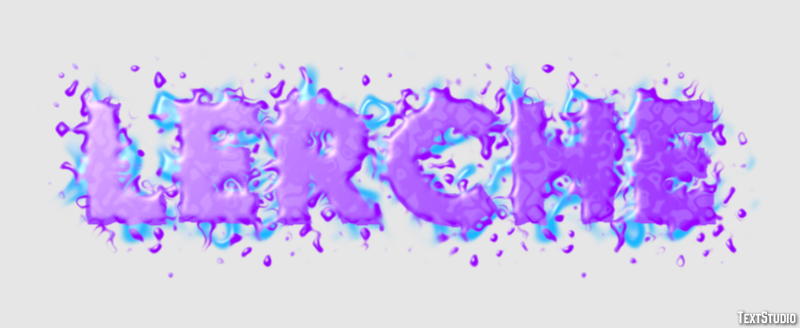 Lerche Texteffekt