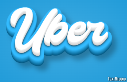 Uber Tekst Effect