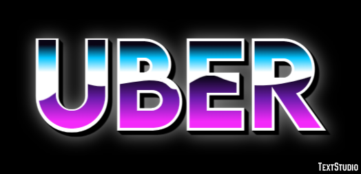 Uber Tekst Effect