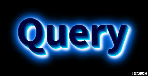 Query Texteffekt