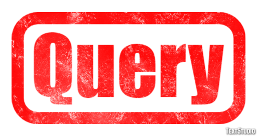 Query Texteffekt