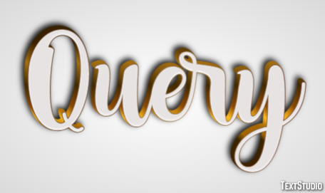Query Texteffekt