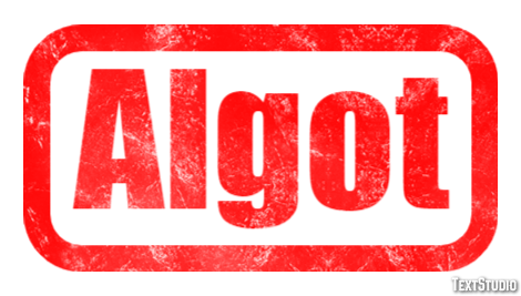 Algot Efeito de texto