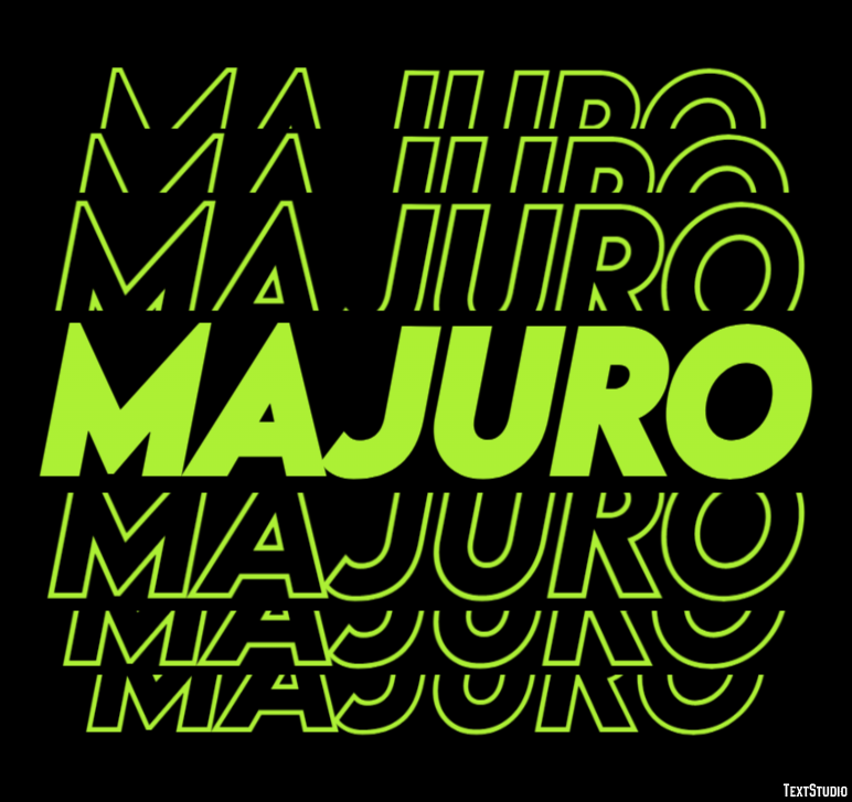Majuro Efeito de texto