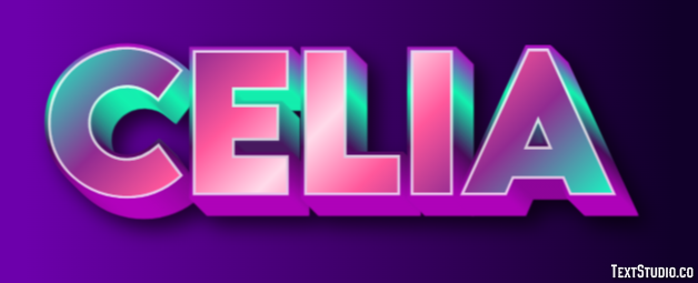Celia Efecto de Texto
