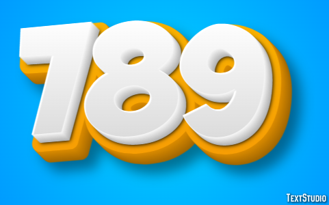 789 Text Effect