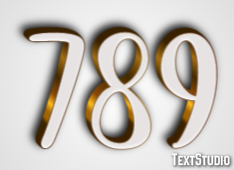 789 Text Effect