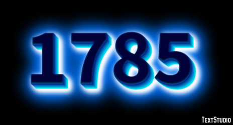 1785 Texteffekt