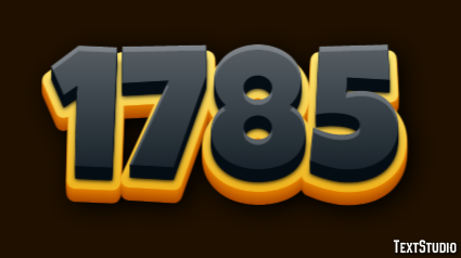 1785 Texteffekt