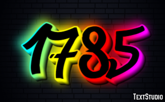 1785 Texteffekt