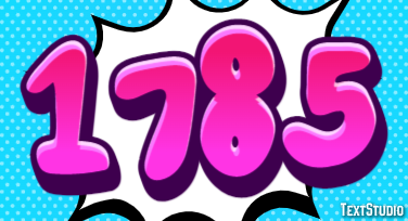 1785 Text Effect