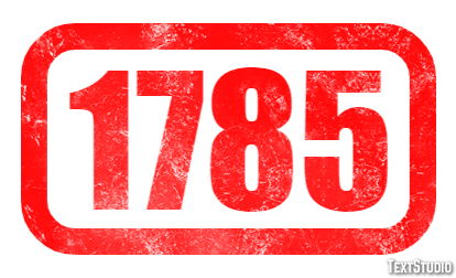 1785 Texteffekt