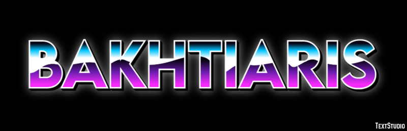 Bakhtiaris Текстовый эффект