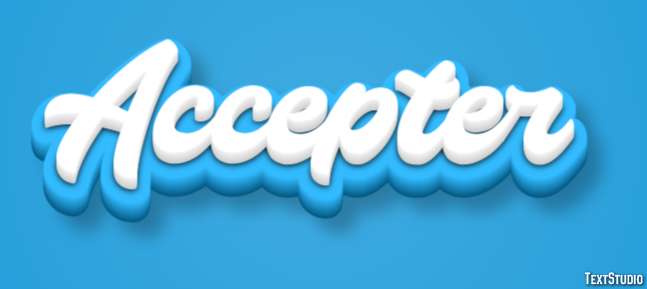 Accepter Effet de Texte