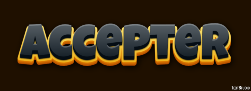 Accepter Effet de Texte