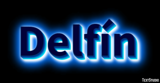 Delfín Efecto de Texto