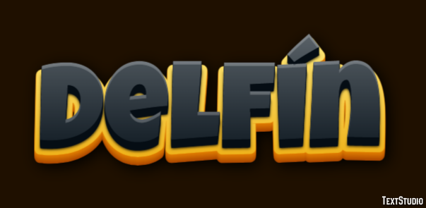 Delfín Эффект текста
