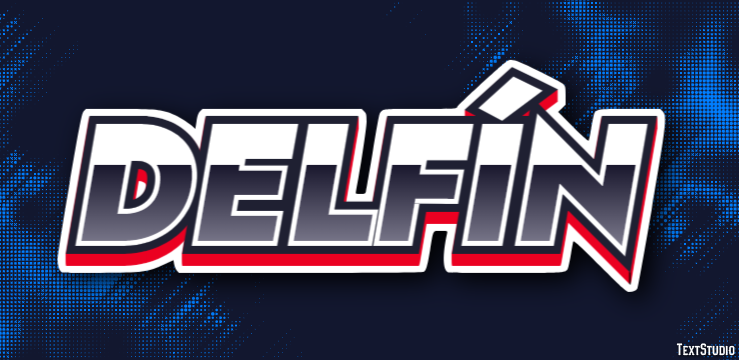 Delfín Efecto de texto