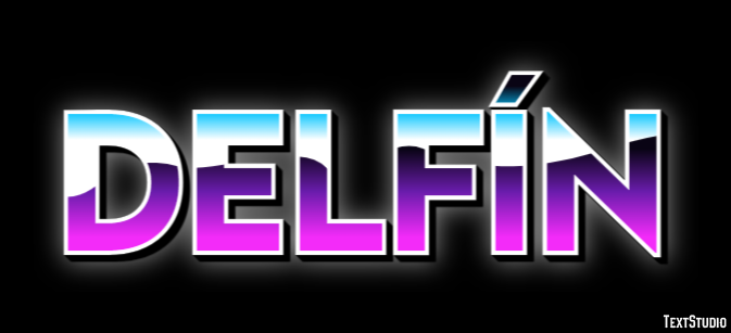 Delfín Efecto de texto