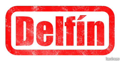 Delfín Efecto de texto
