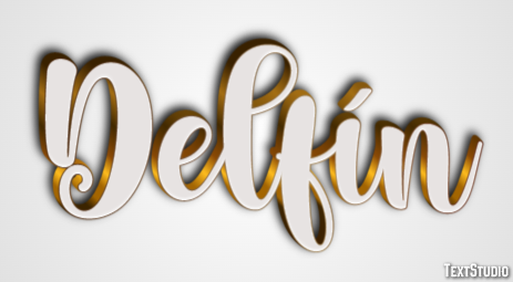 Delfín Efecto de texto