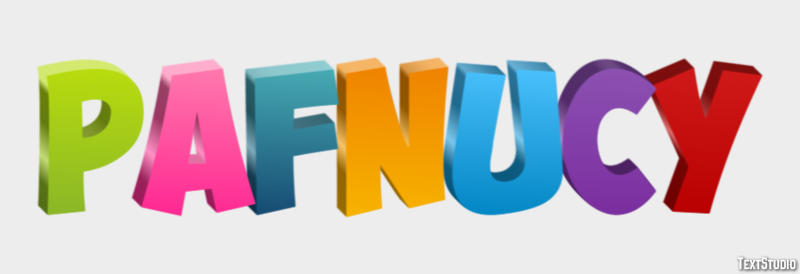 Pafnucy Efekt tekstowy